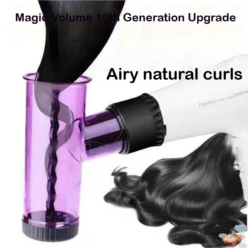 

Fantastic Hair Curling Tube Operation Simple Hair Curling Artifact Hairs Dryer Wind Tube Hair Curling Device Curl Irons Tools