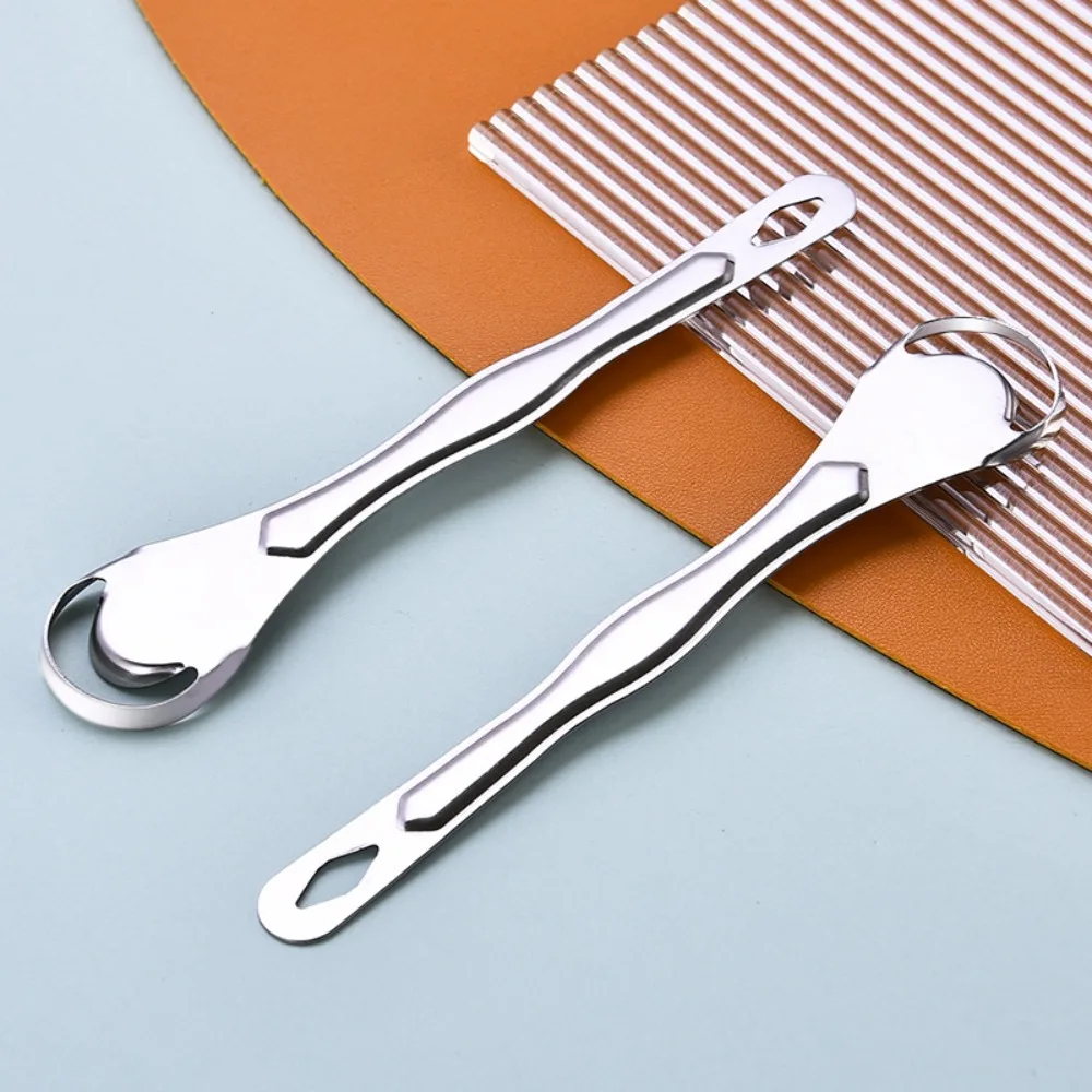 

Скребок для языка с нескользящей ручкой, портативный однослойный скребок для языка, многоразовый чехол для щетки для полости рта из нержавеющей стали, чистка языка