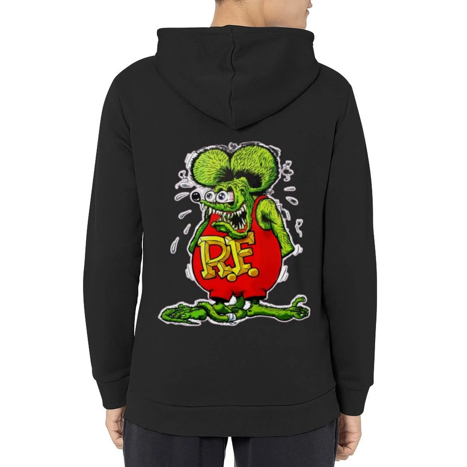 

Rat fink rat fink Hoodie clothes for men male clothes autumn clothes autumn new products new features of hoodies & sweatshirts