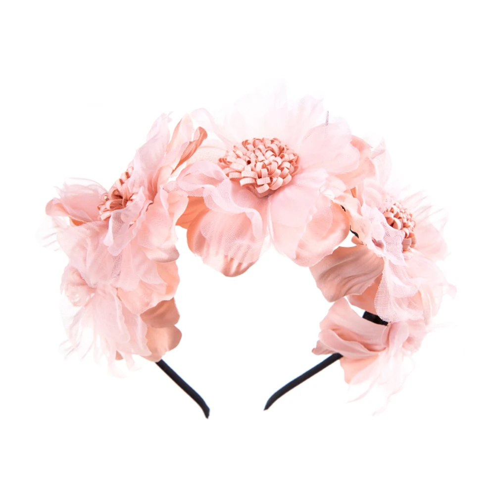 

Cute Children Flower Hair Clips Headwear Hair Accessories Princess Hair Ornament Hairbands Hair Hoops Barrettes