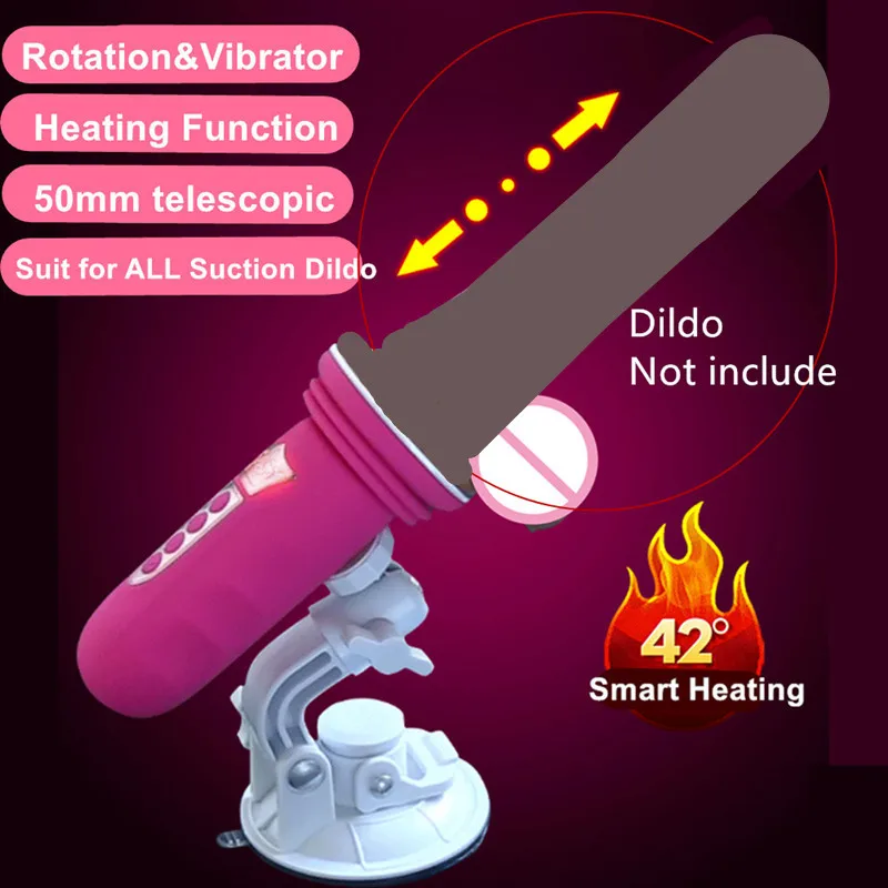 Auto Rotation Teleskop Penis Dildo Halter Sex Maschine Masturbation  Saugnapf Vibrator Weibliche Masturbator Sex Spielzeug fr Frauen -  AliExpress 66