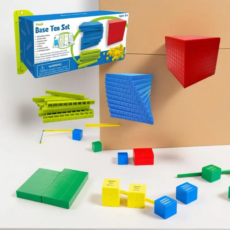 مجموعة مكعبات ألعاب الرياضيات متعددة الأغراض للأطفال للعد - عشرة آلاف قطعة #5