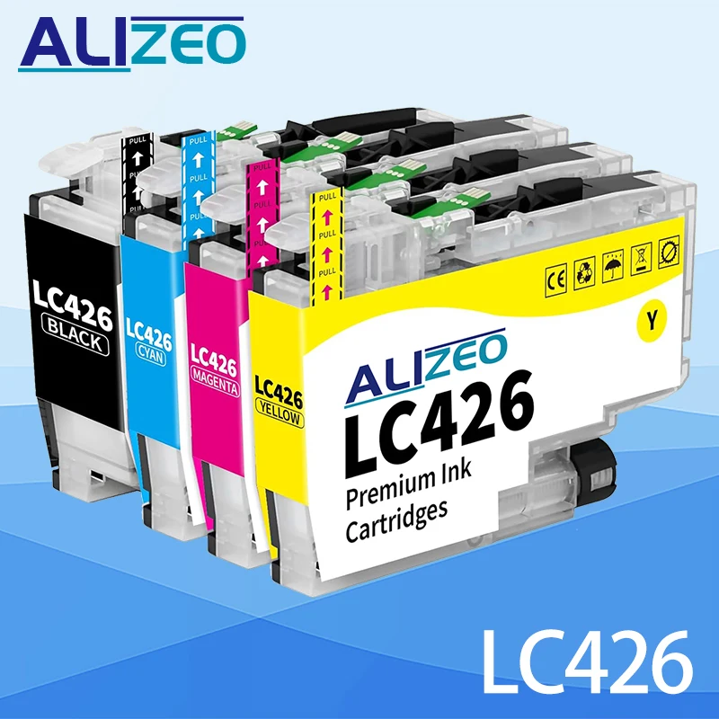 

ALIZEO LC426XL LC 426XL Ink Cartridge For Brother 426 XL Compatible MFC-J4335DW MFC-J4340DW MFC-J4535DW MFC-J4540DW Printer