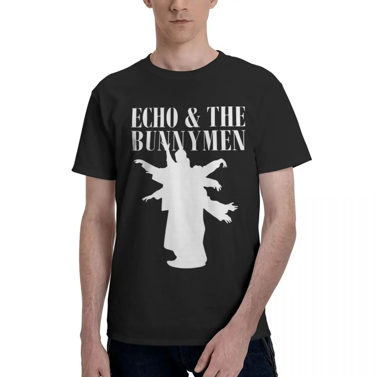 

ECHO AND THE BUNNYMEN 100% Cotton Casual Breathable Confortable Man Men's Clothing Deals T Shirt Men