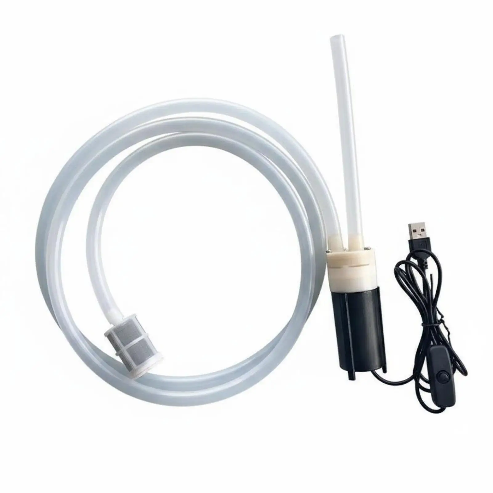 Automatic Grape Beverage Dispenser Electric Grape Beverage Pump Food-Grade Silicone Tube USB Liquid Transfer Pump for Home