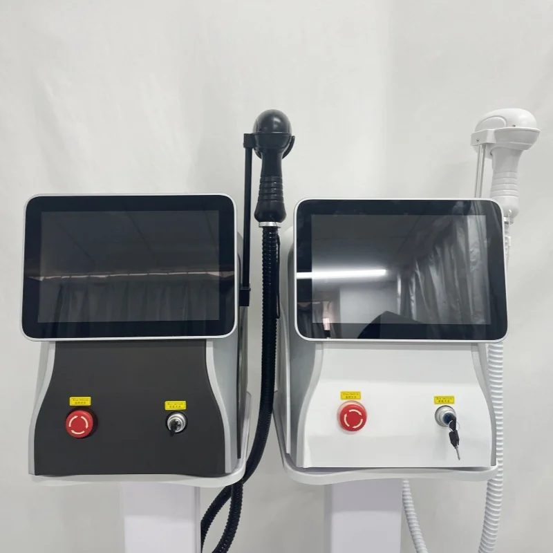 808NM Diode Laser Hair Removal Machine 3 Wavelengths 755NM 808NM 1064NM Painless Facial Body Hair Removal And Skin Rejuvenation