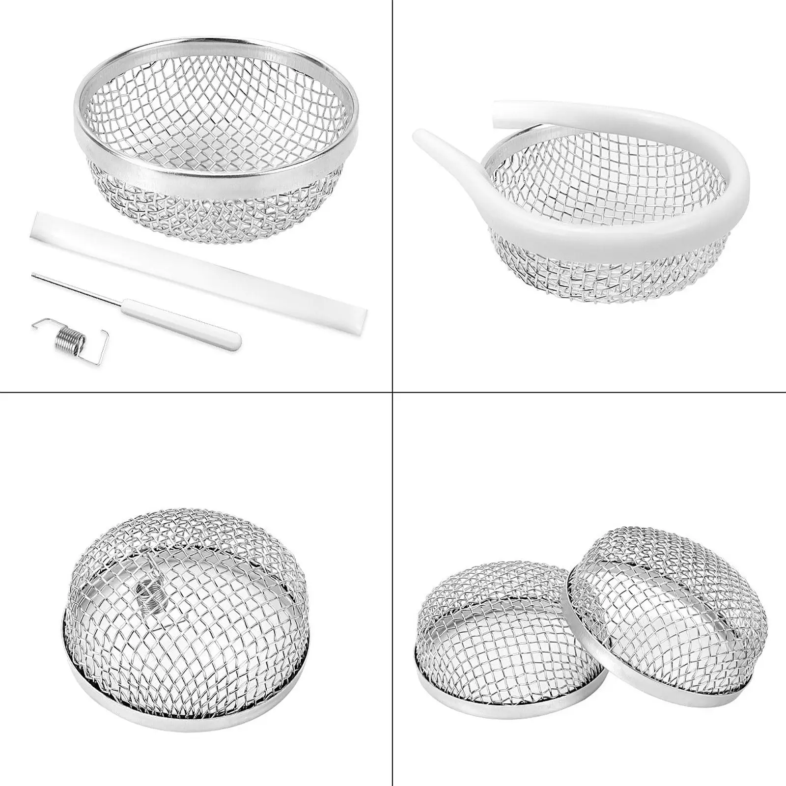 

Stainless Steel Bug Screen Heater Vent Cover Mesh Exhaust Accessory for Diesel Camping Car Heater Motorhome