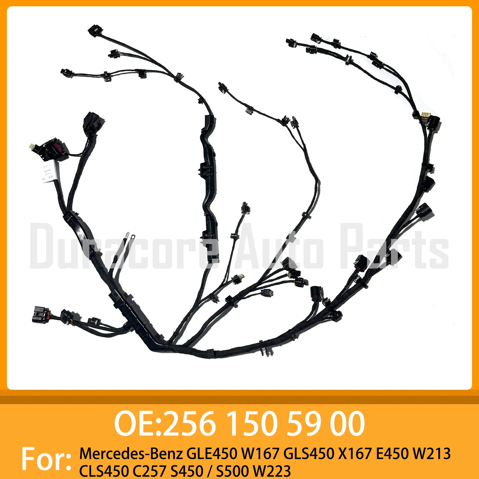 Engine Wiring Harness For Mercedes-Benz GLE450 GLS450 E450 S450 S500 3.0L M256 Turbo Engine 2017-2024 OE 2561505900 Assembly Set