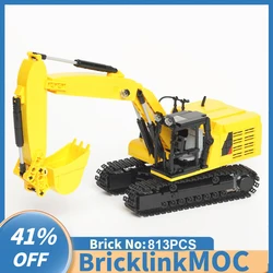 813PCS MOC RC city Engineering 1:30 scale Caterpilling 320 Excavator model creative ideas ChildToy birthdayGift TechnologyBlocks