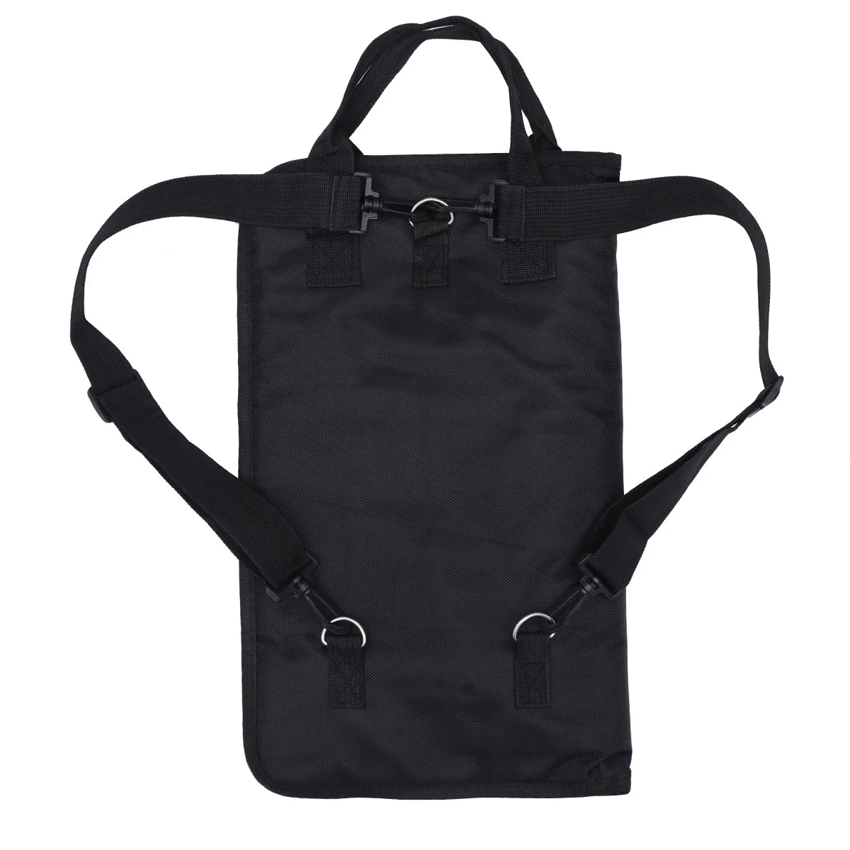 Black Drumstick Bag Kids Oxford Cloth Drum Stick Backpack Comfortable Carry Large Capacity Drumstick Bag Holder Case