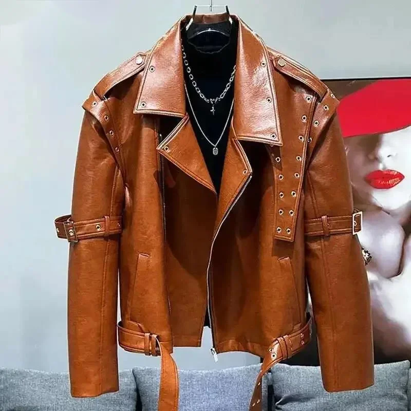 Fashion Loose Versatile Irregular Deconstruction Design Men Jacket New American 2026 Solid Color Male Tops VFR5
