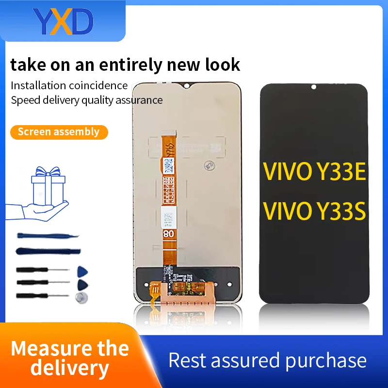 LCD Display For VIVO Y33S LCD Display Touch Screen Digitizer Assembly For VIVO Y33E Y33S LCD Screen Replacement