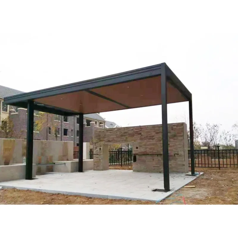 

Customizable modern fixed roof aluminum aluminum terrace pergola
