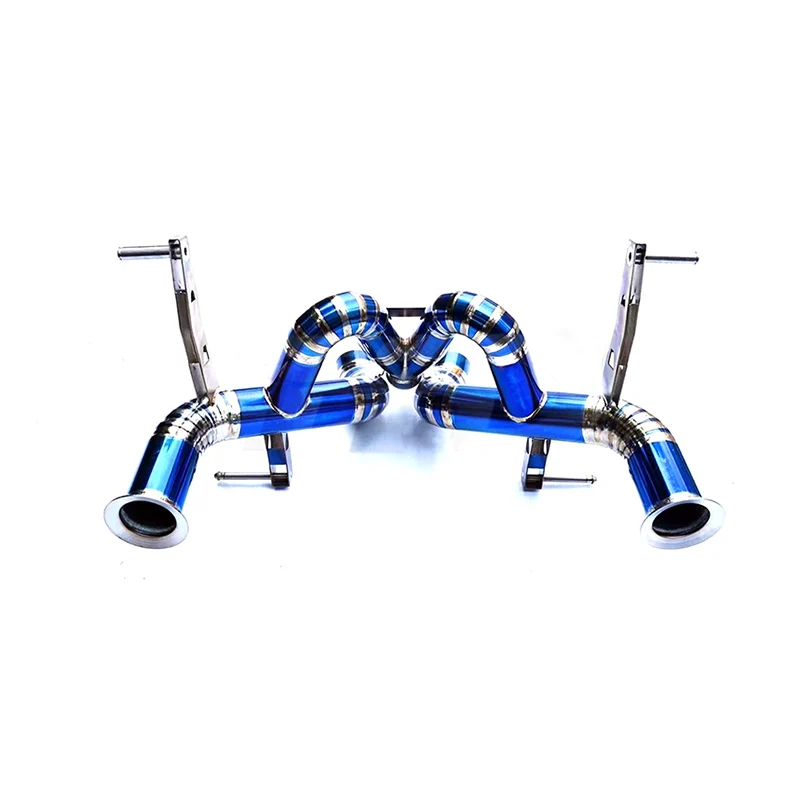 OBM Catback Exhaust System For Lamborghini Aventador LP740 Titanium Alloy Straight Exhaust Pipe Without Valve Control Factory