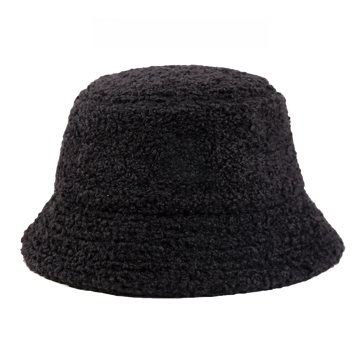 サンヒーロー-ラムファー-バケットハット-厚手-暖かい-防風-春夏秋-ユニセックス-フィッシングキャップ-カジュアルスタイル-フラットトップ-ウール混紡ハット