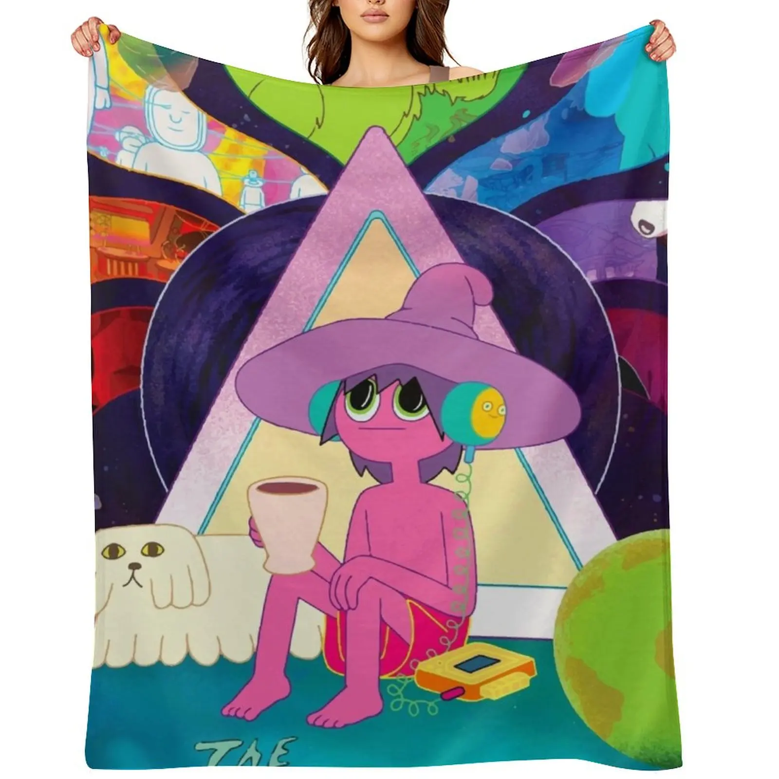 

Midnight Gospel Throw Blanket Soft Plaid Thins Blankets For Bed Custom Blankets