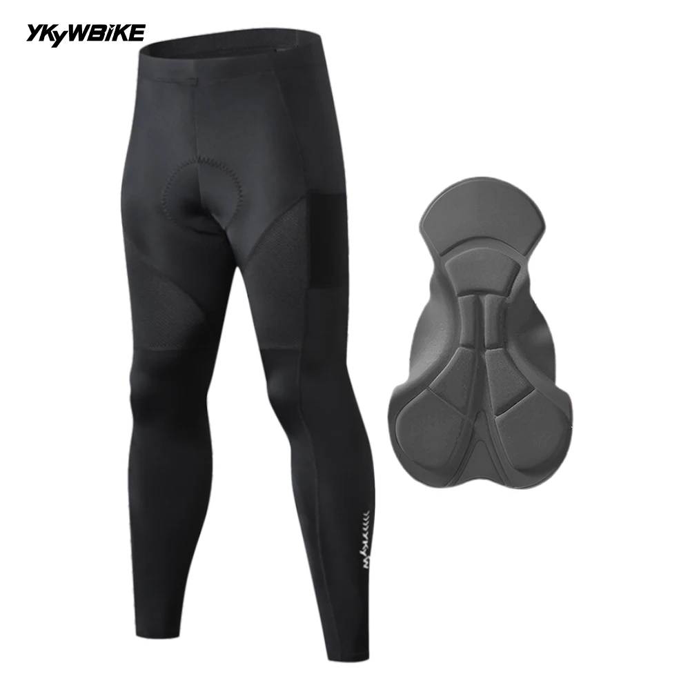 YKYW Outdoor Wear Cycling Tight Long Pants Men Breathable MTB Bicycle Tights Pro Team Road Bike Pants Sports Clothing 6 Hours