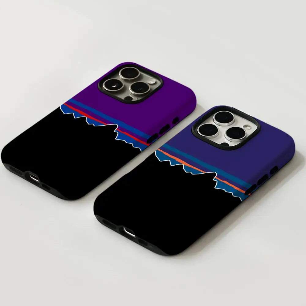 Funda de teléfono para iPhone 17 16 15 14 13 12 Pro Max Plus, carcasa dura líquida de doble capa HD brillante, diseño P-Patagonias