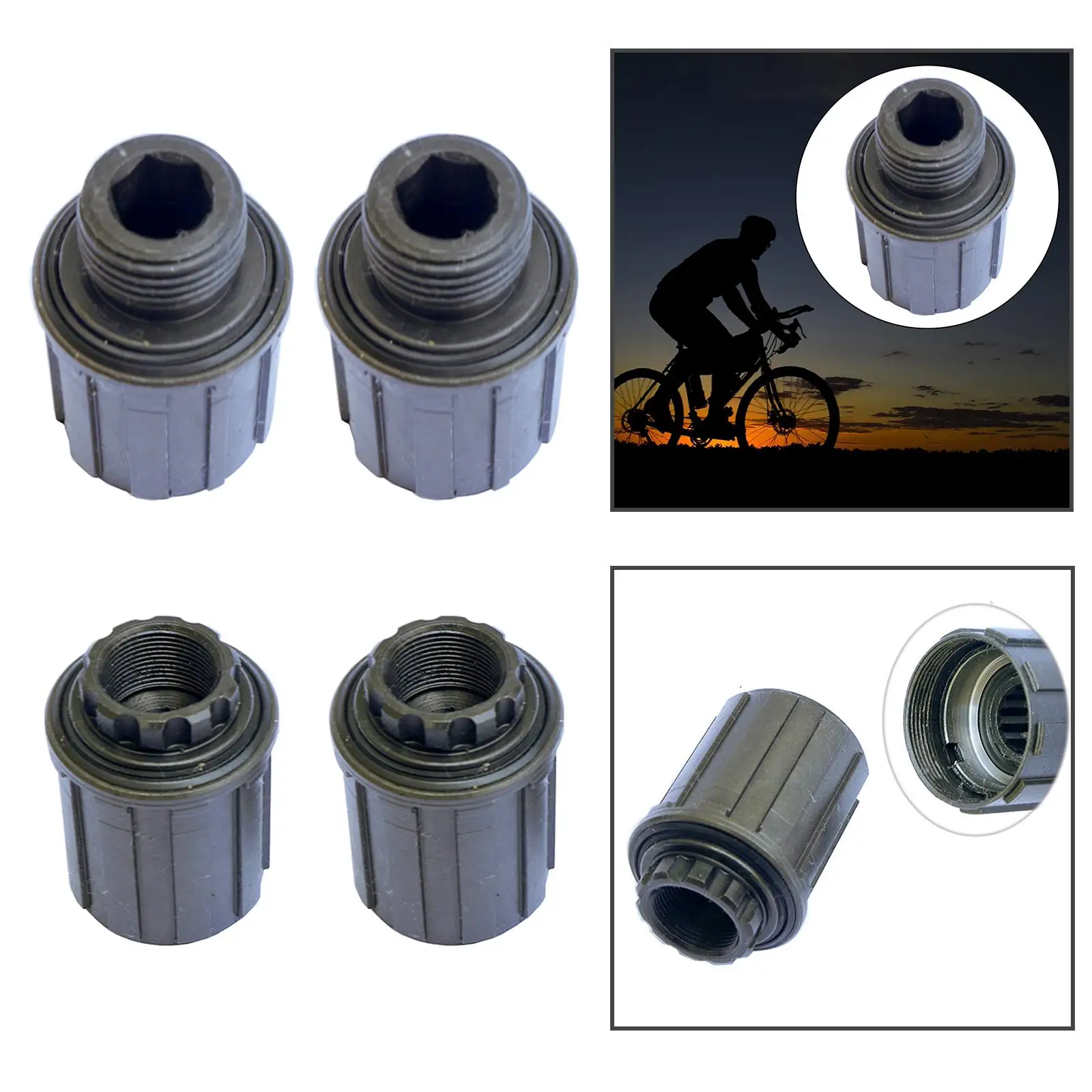 Durable Road Bike Freehub Body 7/8/9/10 Speed Cycling Accessories Cassette Flywheel Components Parts Bicycle Free Hub Body