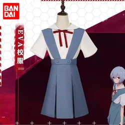 Neon Genesis Evangelion AyanamiRei Asuka cartoon animation peripherals college style school uniform shirt skirt cosplay set gift