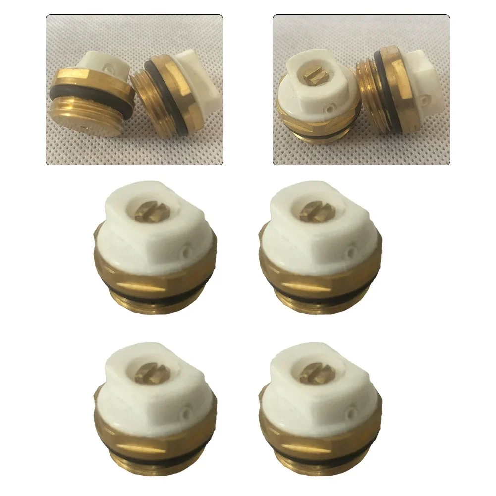 

4PCS Automatic Air Vent Radiator Bleed Valve 1/2" Radiator Vent Copper Fully Heating Ventilation Valve Brass For Home Supplies