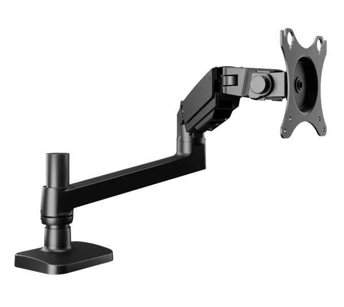 Single Computer Desk Monitor Arm Height Adjustable Gas Spring Stand for 19