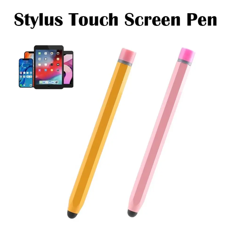 Universal Kids Stylus Pen Rubber Tip Silicone Touch Screen Pen High Precision Multifunctional for iOS/Android