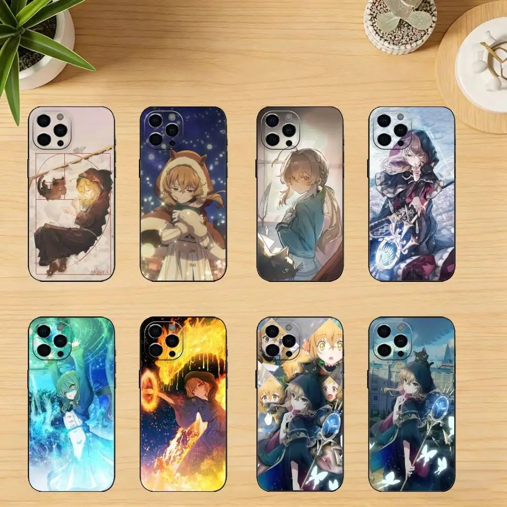 

S-Silent W-Witch M-Monica Everett Phone Case For iPhone 17,16,15,14,13,12,11 Plus,Pro Max,Soft Silicone Black Cover