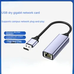 usb3.0 Gigabit network card drive free external Ethernet typec to network port laptop cable converter