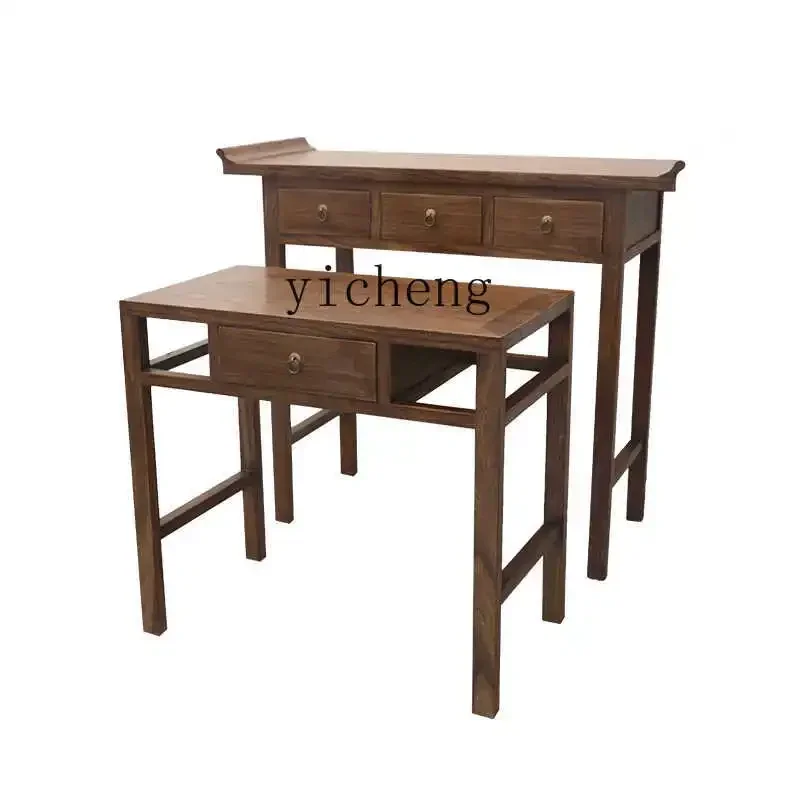 

ZZTQH solid wood offering table Buddhist platform household shrine platform rural incense table offering table