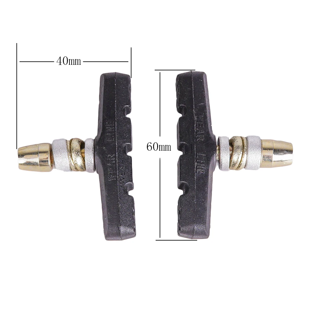 ZTTO-V bicicleta Brake Pads, Almofadas de ciclismo, Borracha Shoes Blocks, Fricção Aro Brake, MTB, Estrada