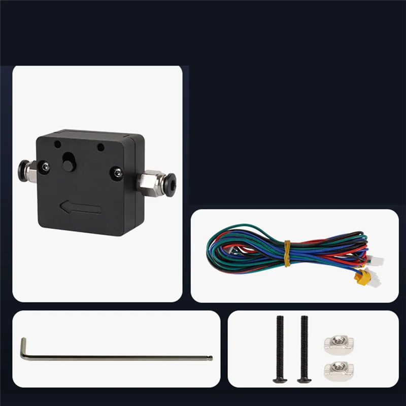 

Интеллектуальный модуль обнаружения нити, высокоточный разрыв нити/запирание сопла, аксессуары для 3D-принтеров