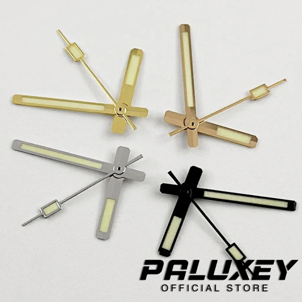 NH35 62MAS Hand C3 Green Luminous Hand Silver Balck Gold Watch Hands Suitable for NH34 NH35 NH36 4R 7S Movement Watches Pointers