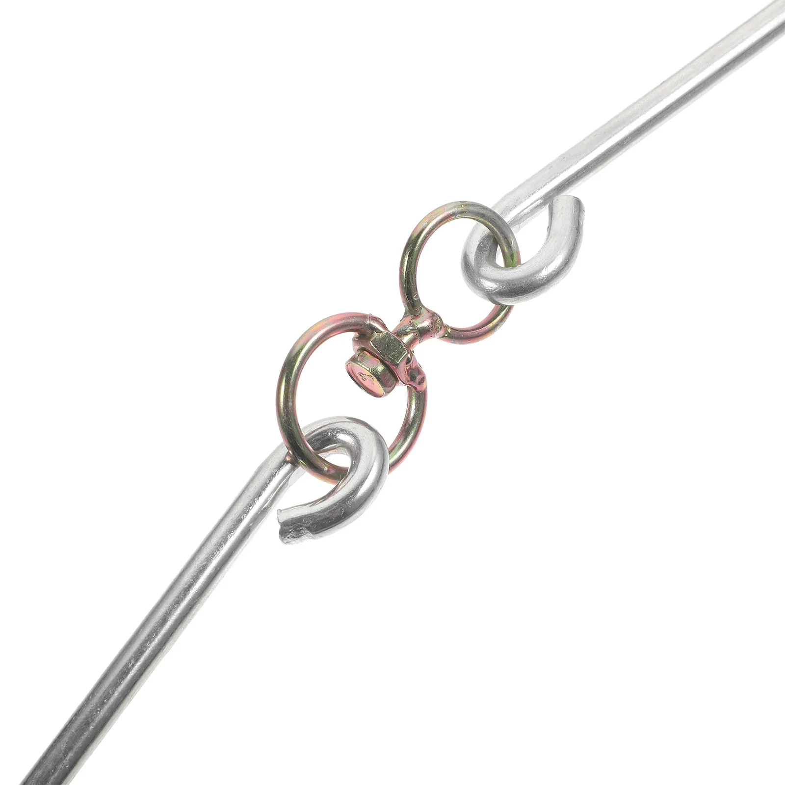 

Meat Hook Metal Sausage Butcher Hanging Tool Sharp Pointed Sturdy Secure Interface Rotating Ring Attachment Versatile Kitchen