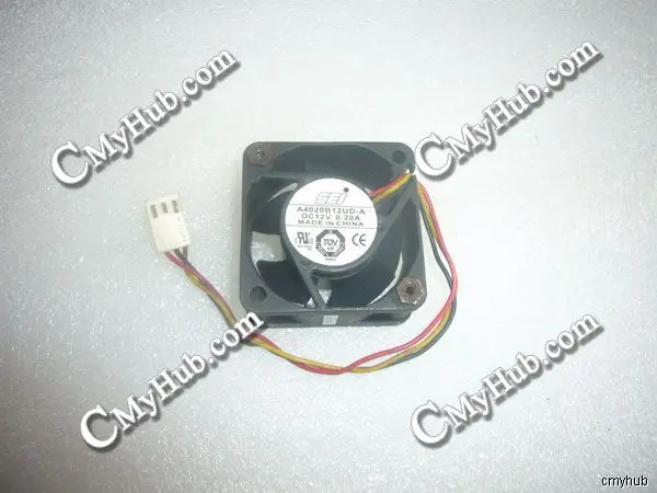 For SEI A4020B12UD-A DC12V 0.20A 4020 4CM 40MM 40X40X20MM 3pin Cooling Fan A4020B12UD-A