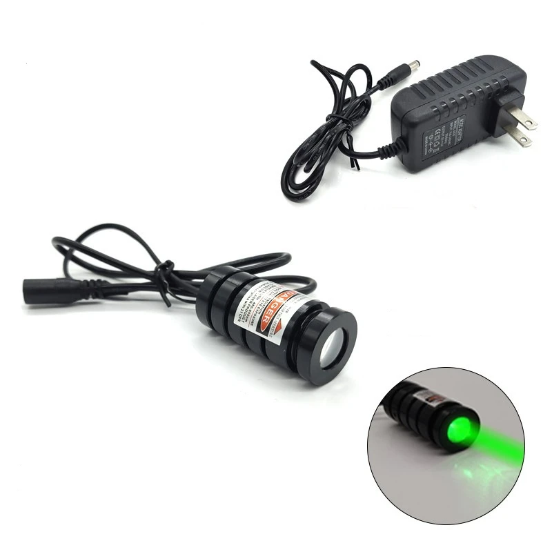 

532nm 35mW Green Laser Module 3-5V Copper Laser Spot Irradiation Positioning Lamp Laser Diode Light Emission Aiming Accessories