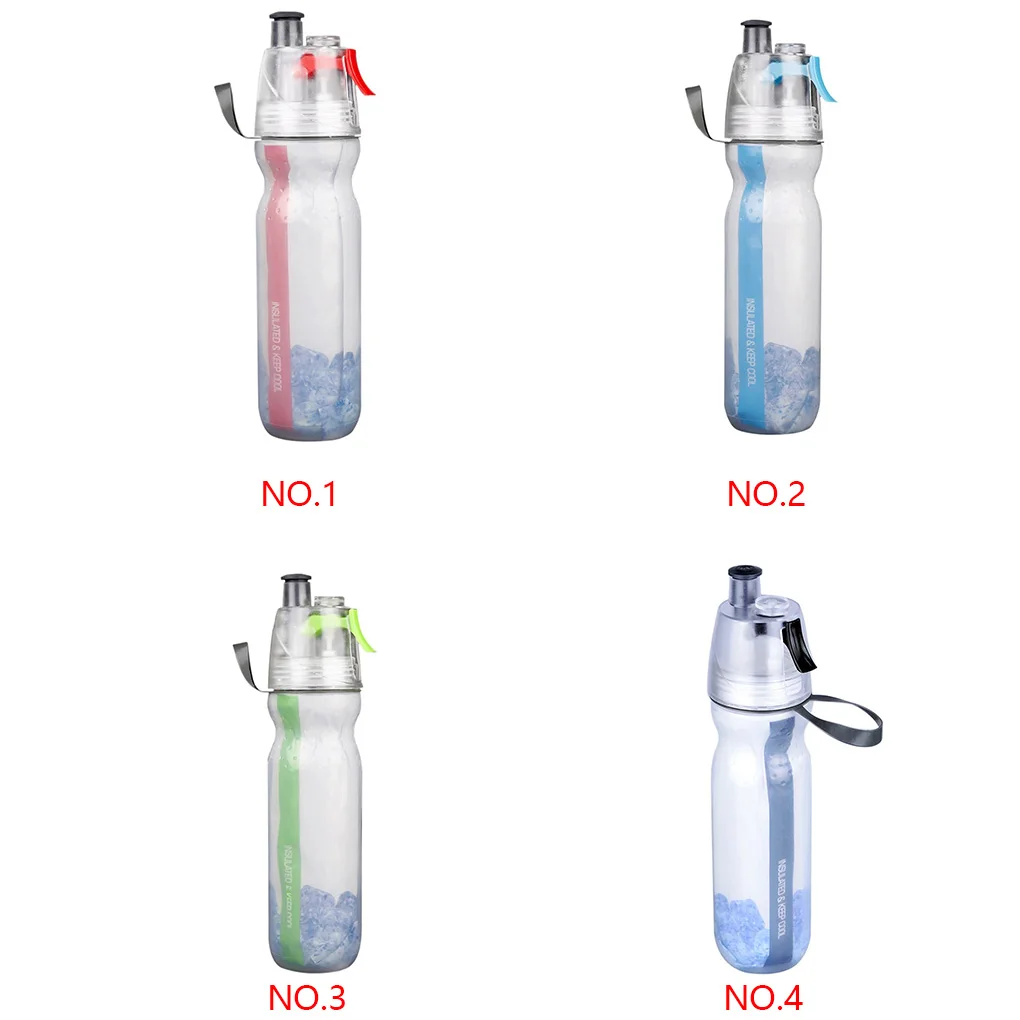 Sports Drink Spray Water Bottle Outdoor Bike Cycling Hiking Camping Sports Drink Bottle Container Cup 500ml