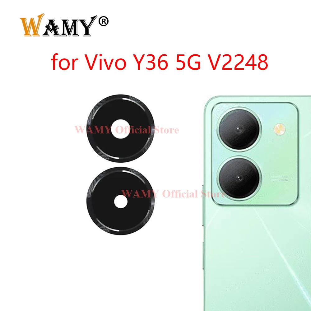 

WAMY Rear Back Camera Glass Lens Replacement For Vivo Y36 5G V2248 With Sticker
