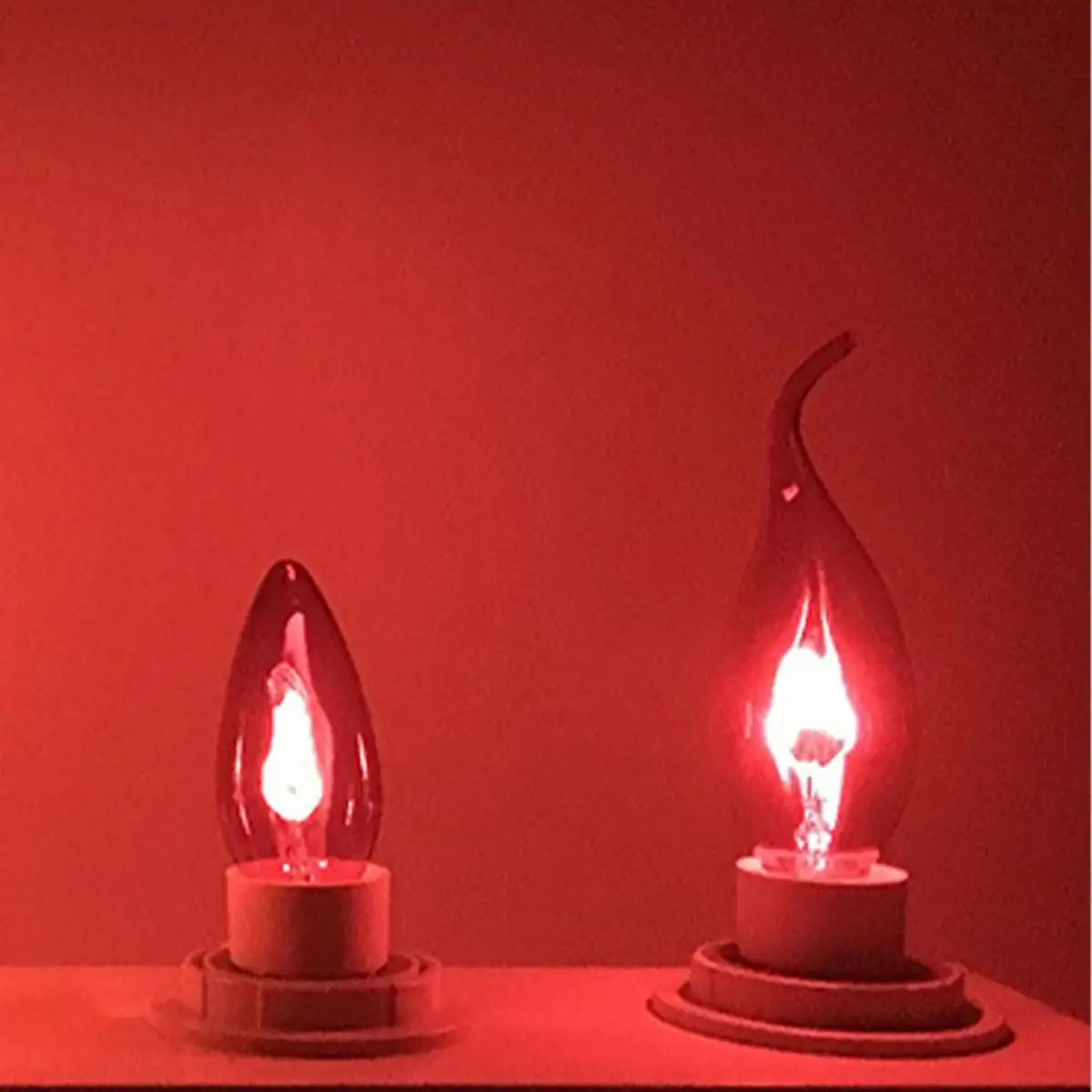 3W E14 220V أدى تأثير اللهب المصابيح المنزلية المصابيح الضوئية تأثيرات الشمعة النار الرجعية الديكور القديم أضواء إديسون الإضاءة أمبولات