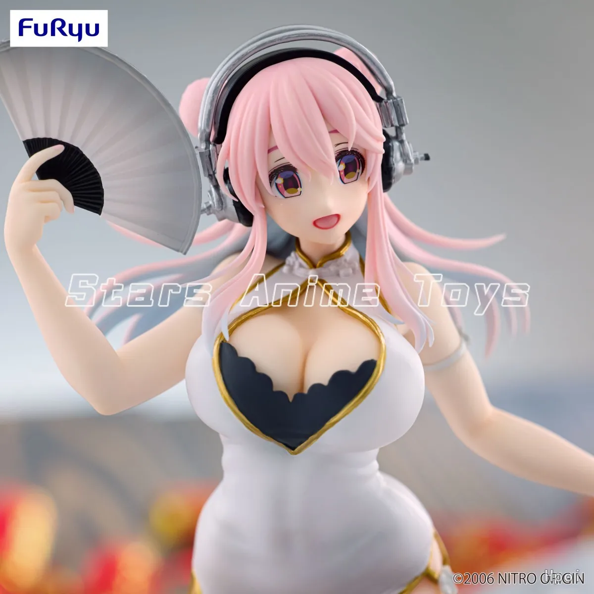 【Prevendita】Figura originale FuRyu Trio-Try-iT SUPER SONICO Collezione di modelli di giocattoli in stile Cheongsam bianco