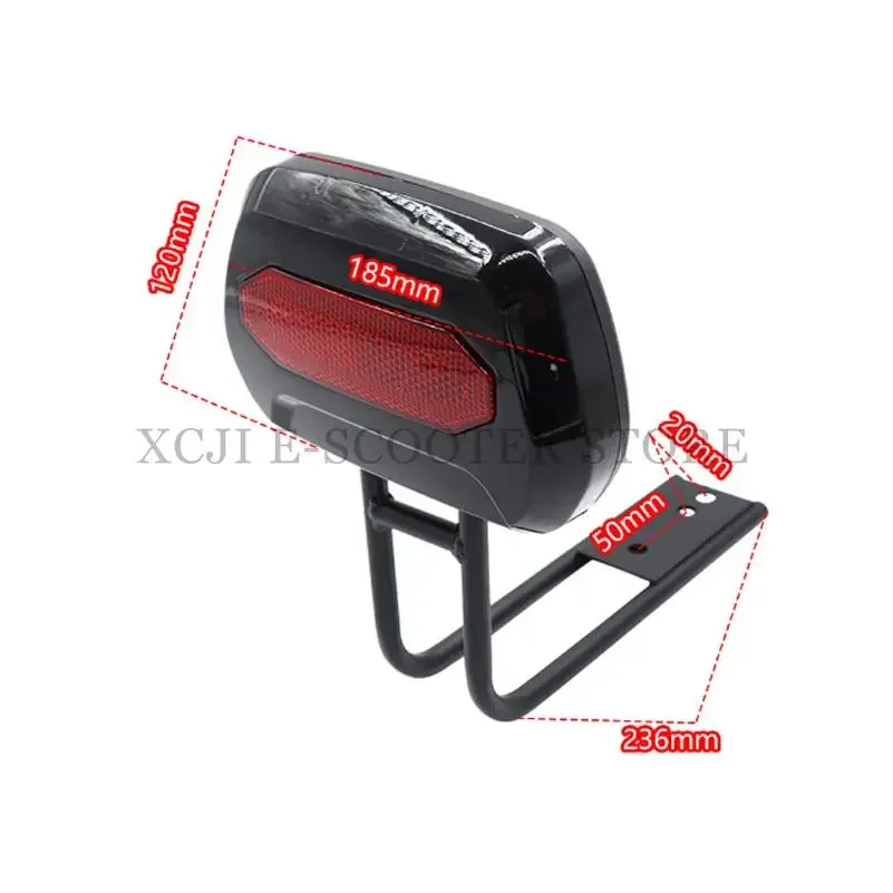 Electric scooter double riding seat suitable Backrest Bracket for 10inch 8 inch electric accessories