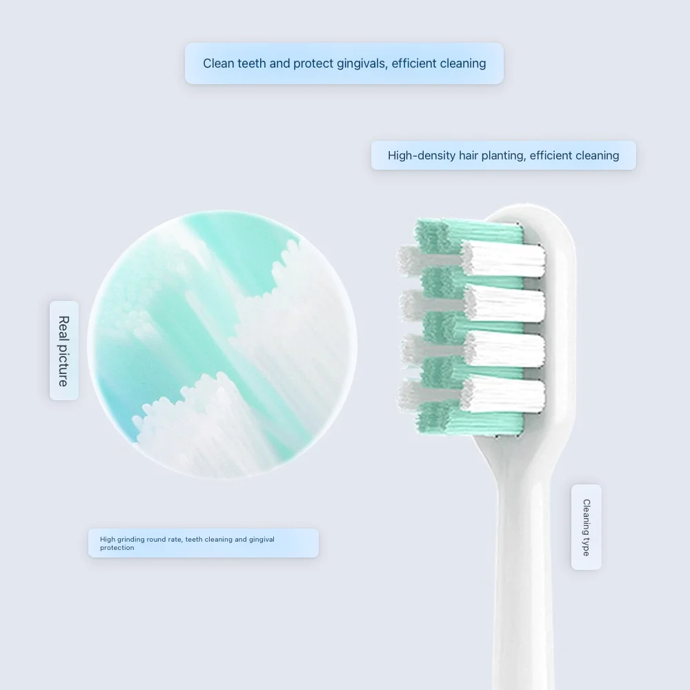 Tête de rechange de brosse à dents électrique DR · BEI, buse à poils DuPont, C1, C2, C3, E0, E3, E5, S7, S03, 4 pièces, 8 pièces, 16 pièces