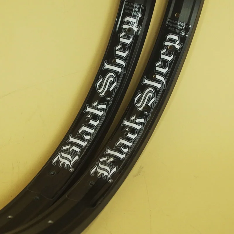 20 Inch Double Layer 36 Hole BMX Racing Wheel Rim Black Street Bike Action Knife  Circle Bicycle Accessories