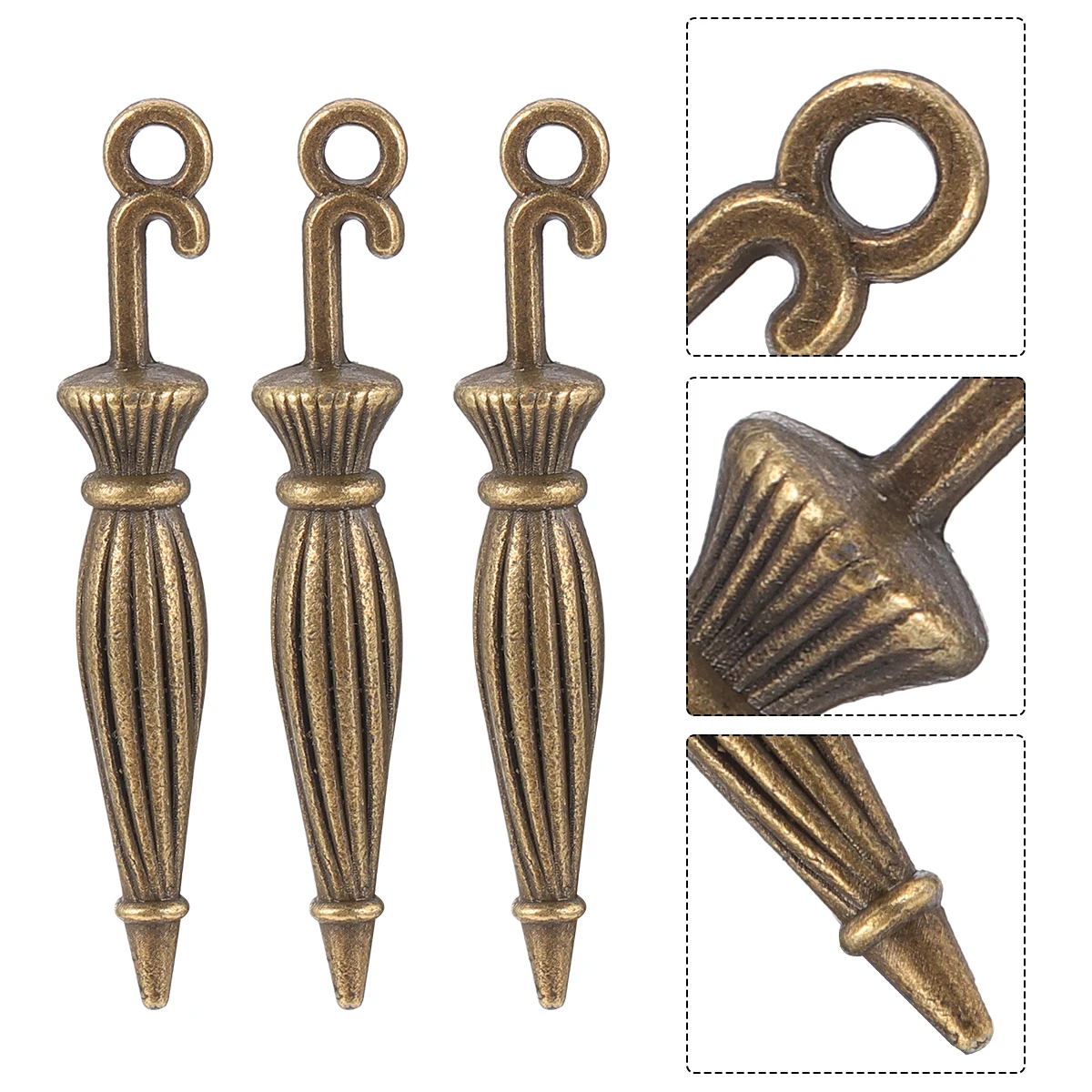 

50 Pcs Alloy Accessories Pendant Jewelry Making for Umbrella Charms Punk