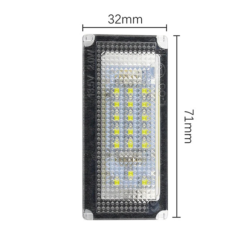 1PCS Suitable for  Special License Plate Lamp E46 4D (98-03) In-situ Lamp