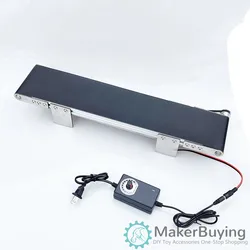 Metal desktop conveyor belt assembly line small conveyor student friction force experiment technology innovation learning ZDH7