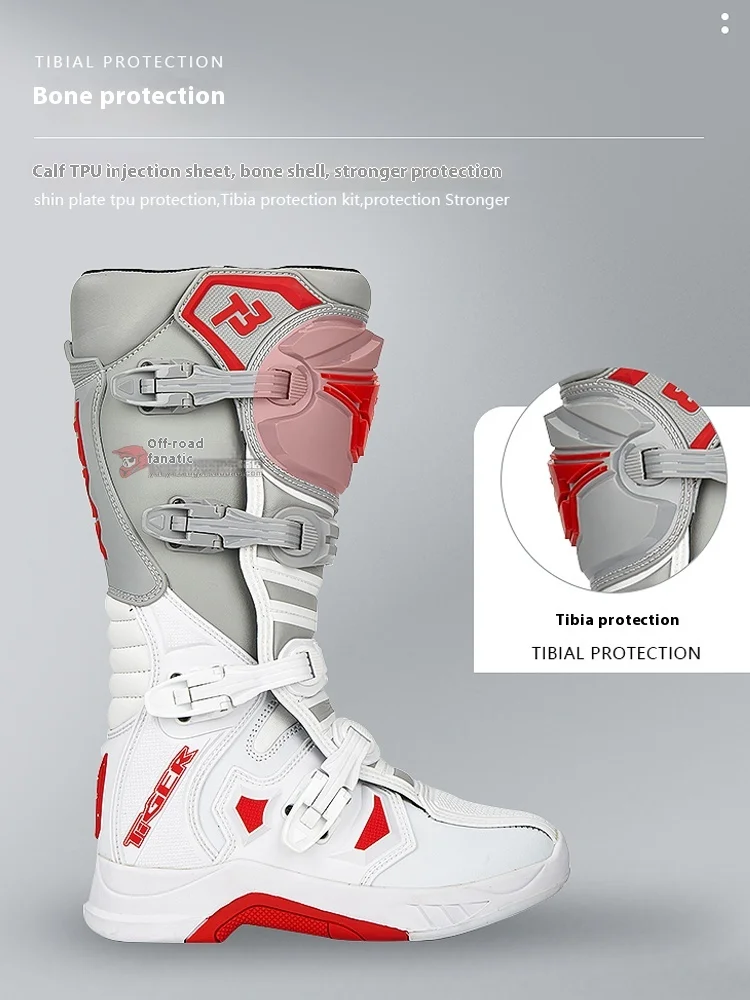 TR Tiger Merk Lange Motorrijlaarzen T3 Off-Road Racing Schoenen Anti-Val Forest Trail Rally Laarzen Ridder Racing uitrusting