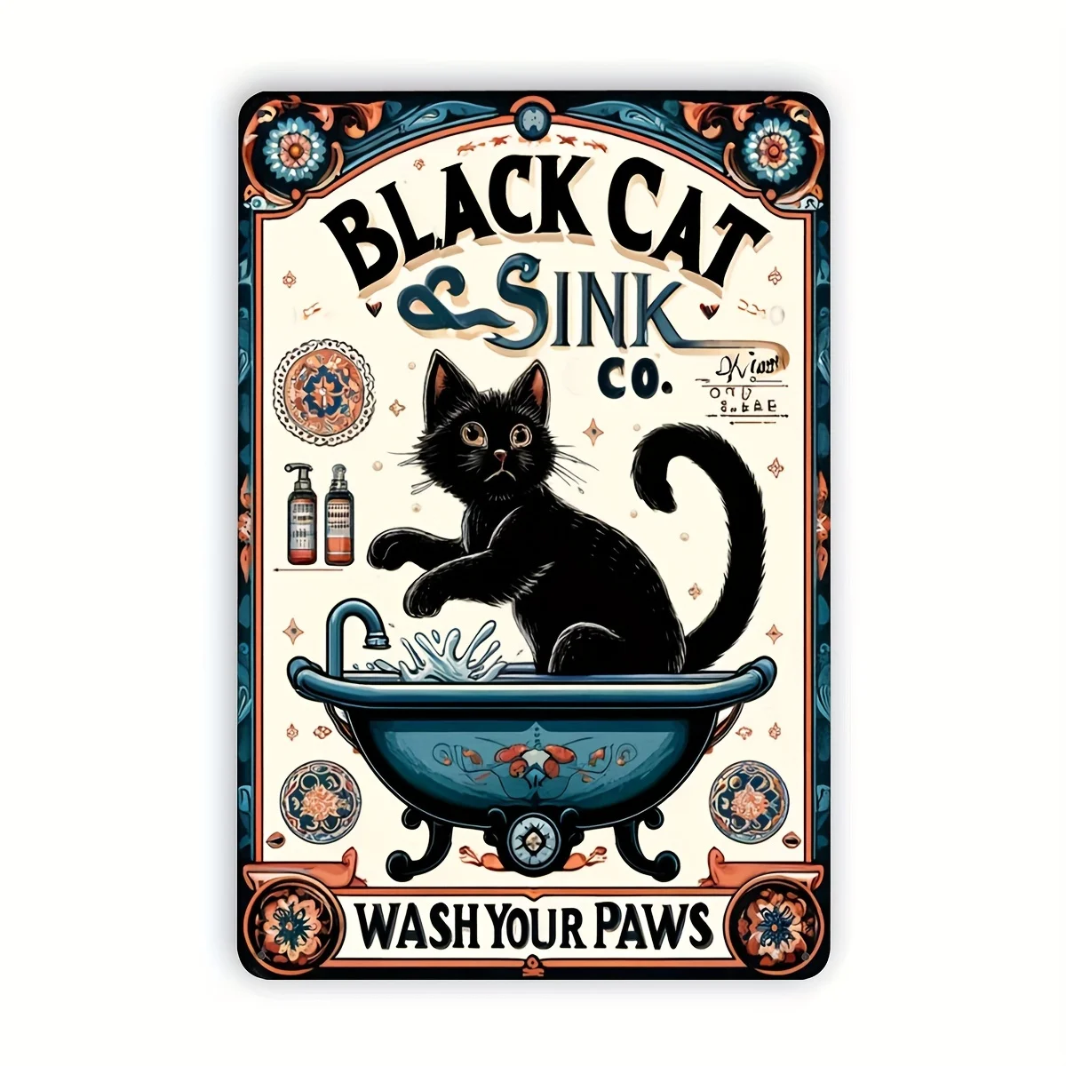 Panneau Vintage Bla…