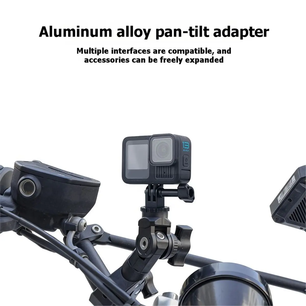For X4 Motorcycle Selfie Stick for Action Camera for Insta360ONE R Mount 1.1m Extension Rod