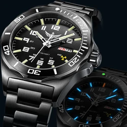 YELANG V1019 Luminous Men's Brand Watch 44MM Mechanical Watch Sapphire Japan Automatic 100m Waterproof 10bar Diving Watch